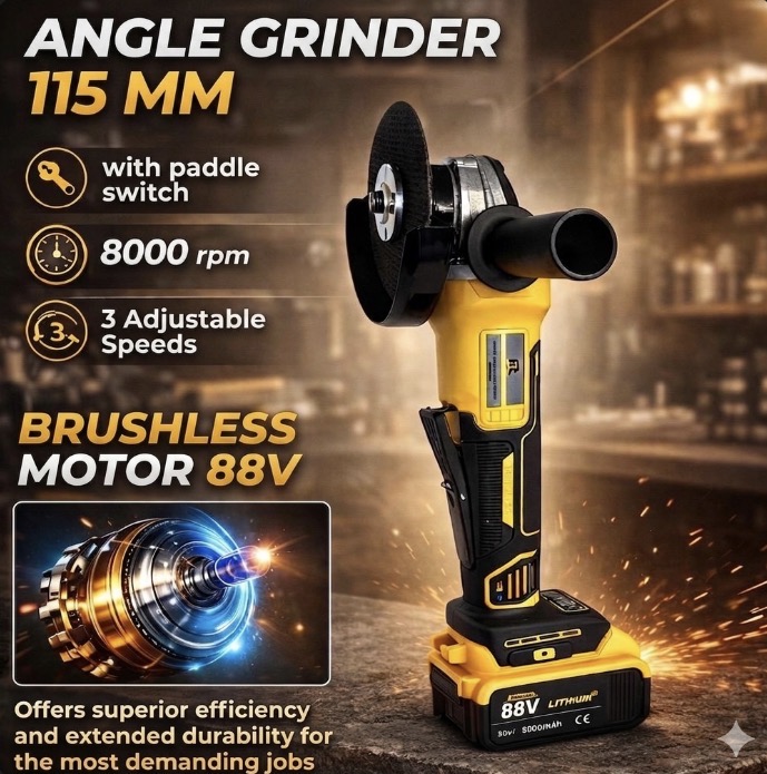 ANGLE GRINDER 115 MM